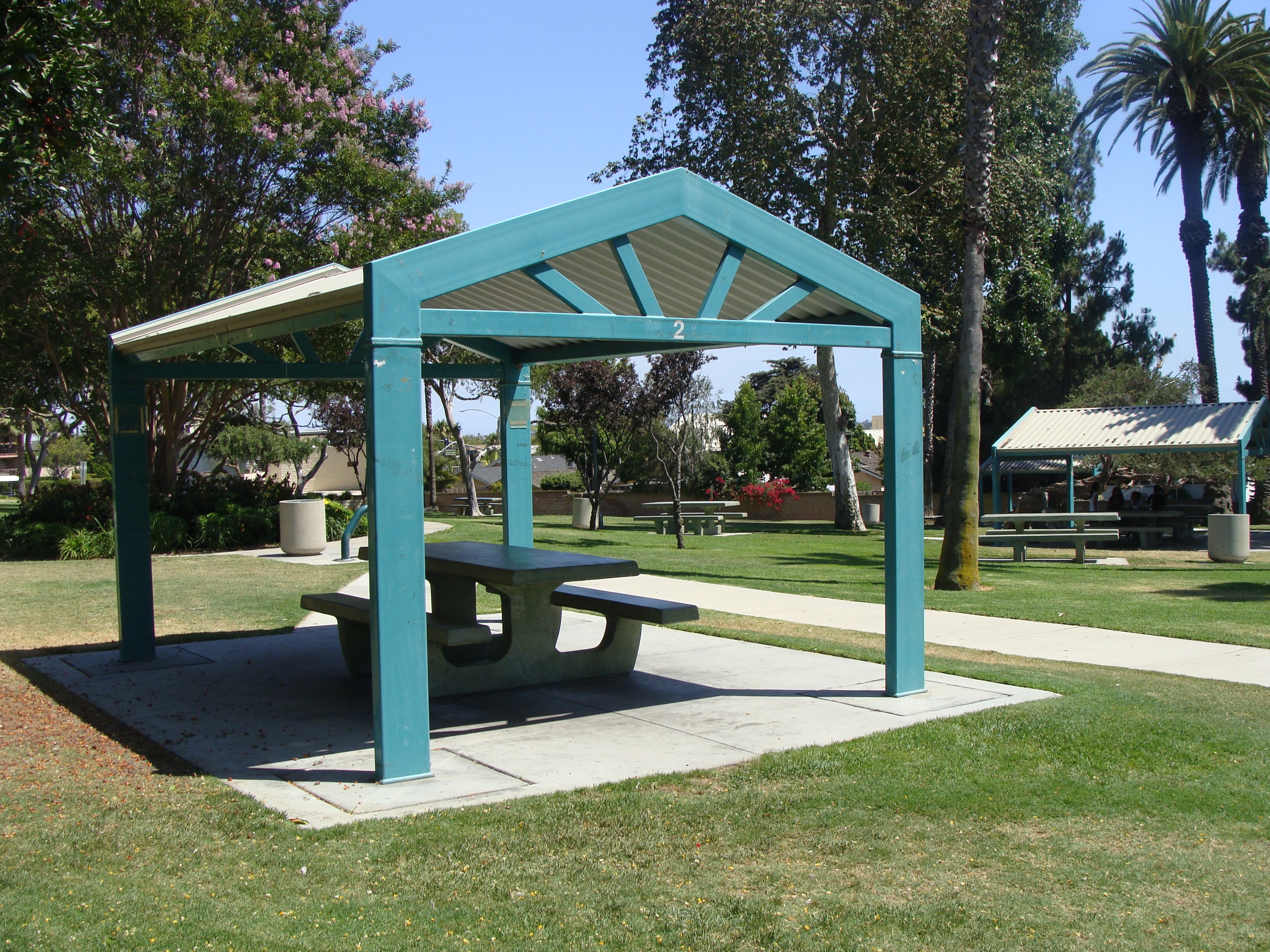 Outside shelter at Signal Hill Park